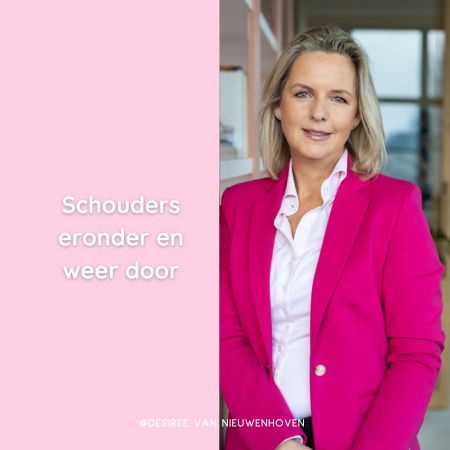 schouders eronder en weer door