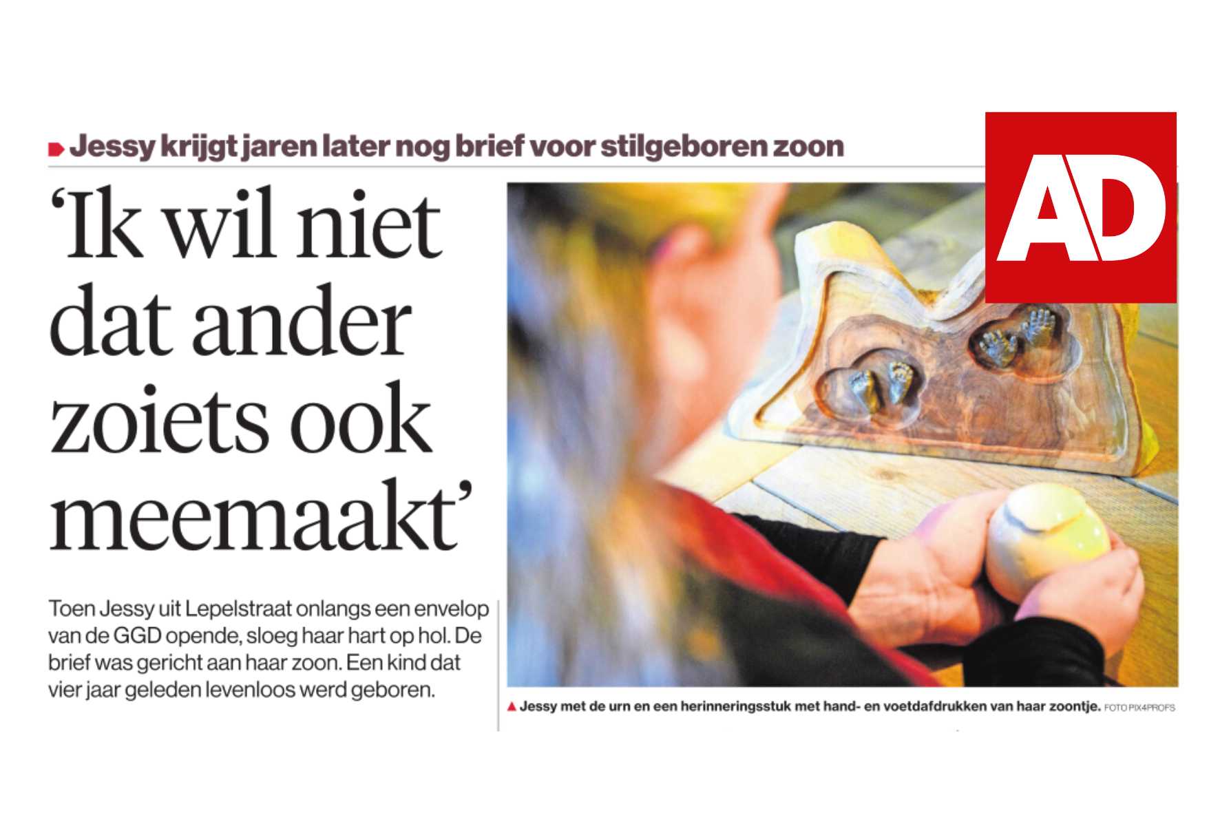 Ik wil niet dat ander zoiets ook meemaakt Als mensen vroegen of ik kinderen had, wist ik niet wat ik moest zeggen
