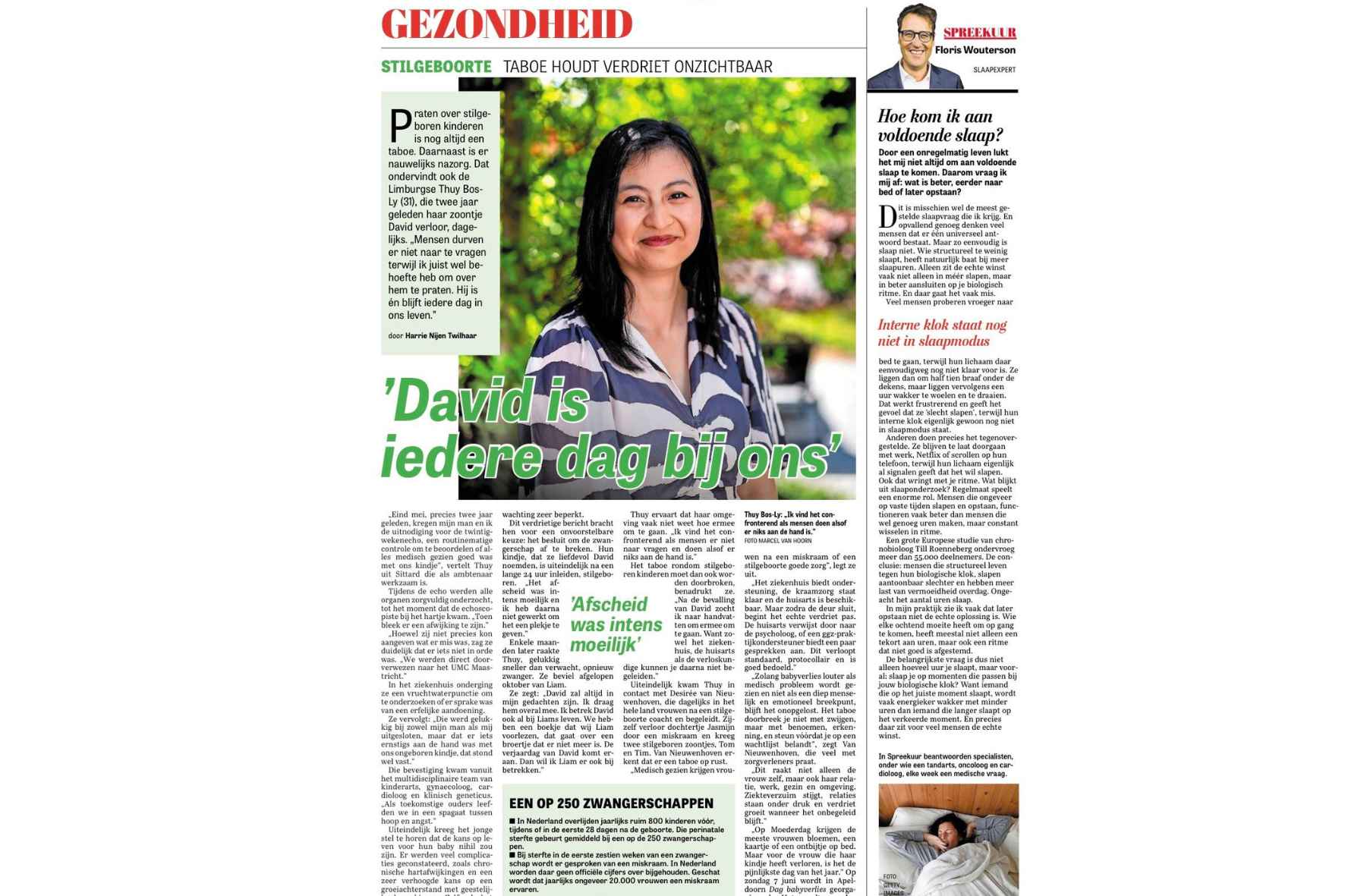 De Telegraaf David is ieder dag bij ons De Telegraaf David is ieder dag bij ons