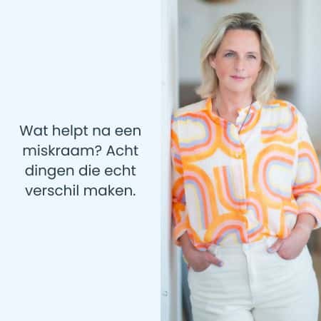 Psycholoog na kindverlies Desirée van Nieuwenhoven